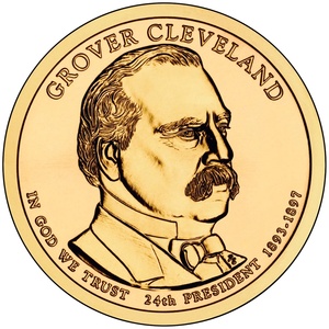 2012 1-dollar - D - Grover Cleveland 2nd Term reverse